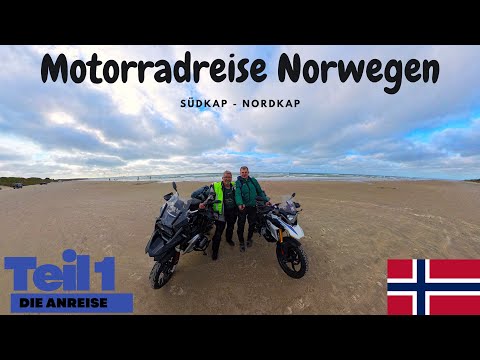 Motorradreise Norwegen - Südkap bis Nordkap | Die Anreise [Teil 1]