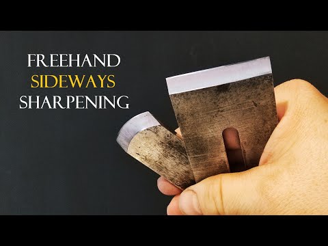 063 Freehand sideways sharpening
