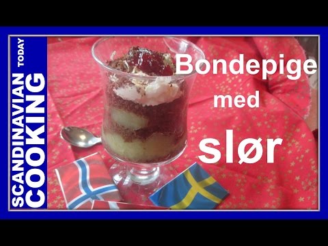 How To Make Old Fashion Danish Apple Rye Bread Dessert Called Bondepige med slør 🍎