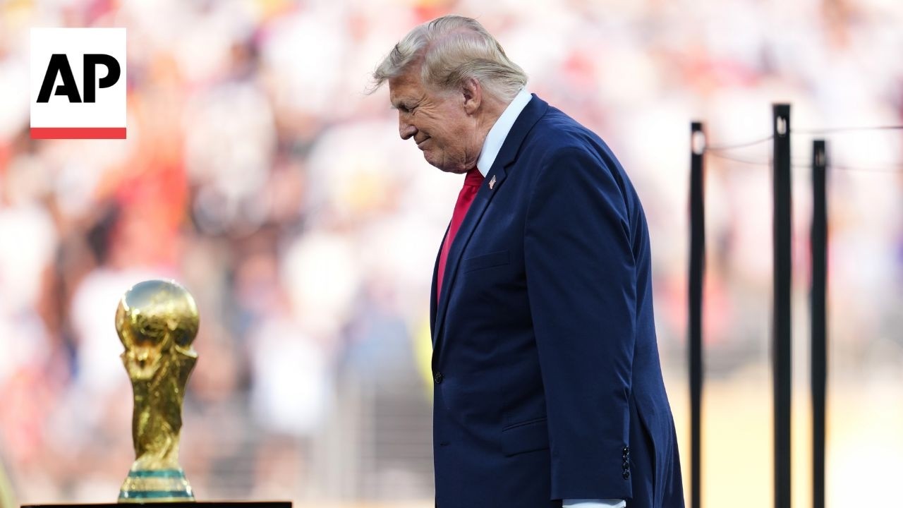 Video | Trump celebrates World Cup success and says Iran hit 'very hard'