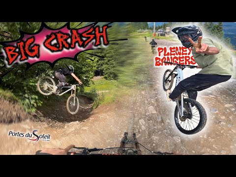 JUMPY TRIP / Portes du Soleil 2025 episode 2: BIG CRASH at Pleney