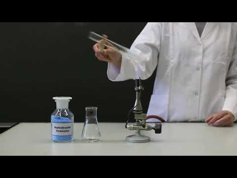 Entwässern von Kupfer(II)-sulfat-Pentahydrat