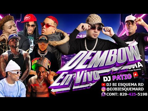 DEMBOW MIX EN VIVO 🍑 DJ PATIO 2025 - LOS DEMBOW MÁS PEGADO EN VIVO MEZCLADO POR DJ BI ESQUEMA RD