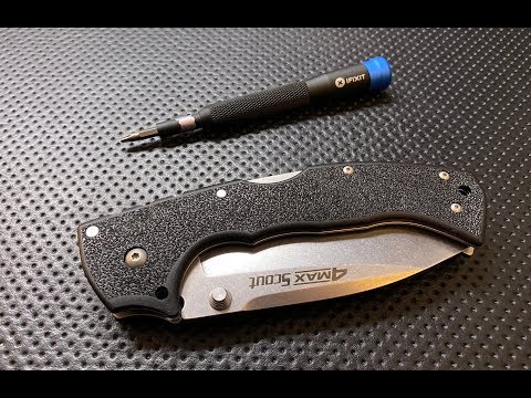 How to disassemble and maintain the Cold Steel 4Max Scout Pocketknife