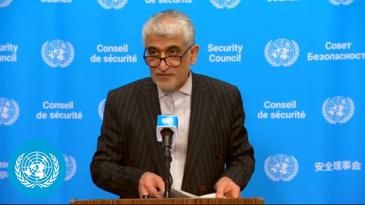 Iran on Maritime Security and Strait of Hormuz - Security Council Stakeout | United Nations
