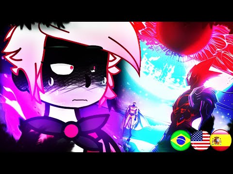 🇺🇸/🇪🇸/🇧🇷 Hazbin Hotel React to Saitama Vs Garou – Gacha React