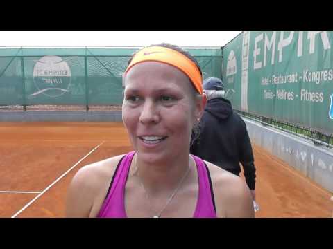 EMPIRE Slovak Open 2017: 1QR, interview, Lucie HRADECKA (CZE) - Viktoria MORVAYOVA (SVK) 6-4 6-2