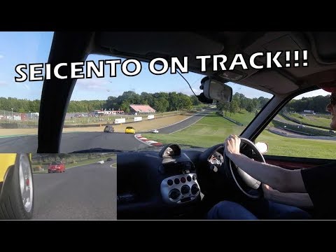 Driving A Fiat Seicento On Brands Hatch Track At Festival Italia 2018 *EXTENDED CUT*
