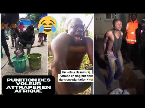 😂punition des voleur les plus drole et hilarante en afrique tu vas pleurer de rire#afrique partie(02