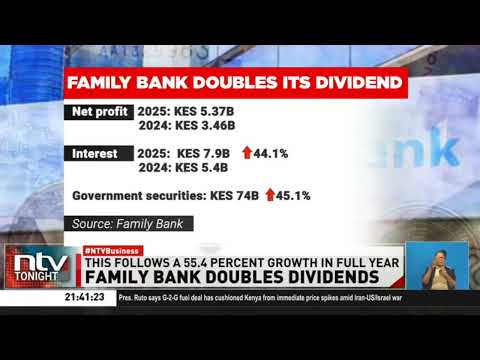 Family Bank doubles its dividend payout to Shareholders to Sh2.2 billion