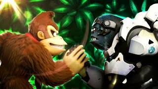 Donkey Kong vs. Winston - Rap Battle! - feat. Titanium1208 & BluBirdVA