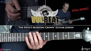 The Devil&#39;s Bleeding Crown Guitar Lesson - Volbeat