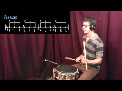 Drum Tutorial| Flams| Flam, Flam Accent, Flam Tap