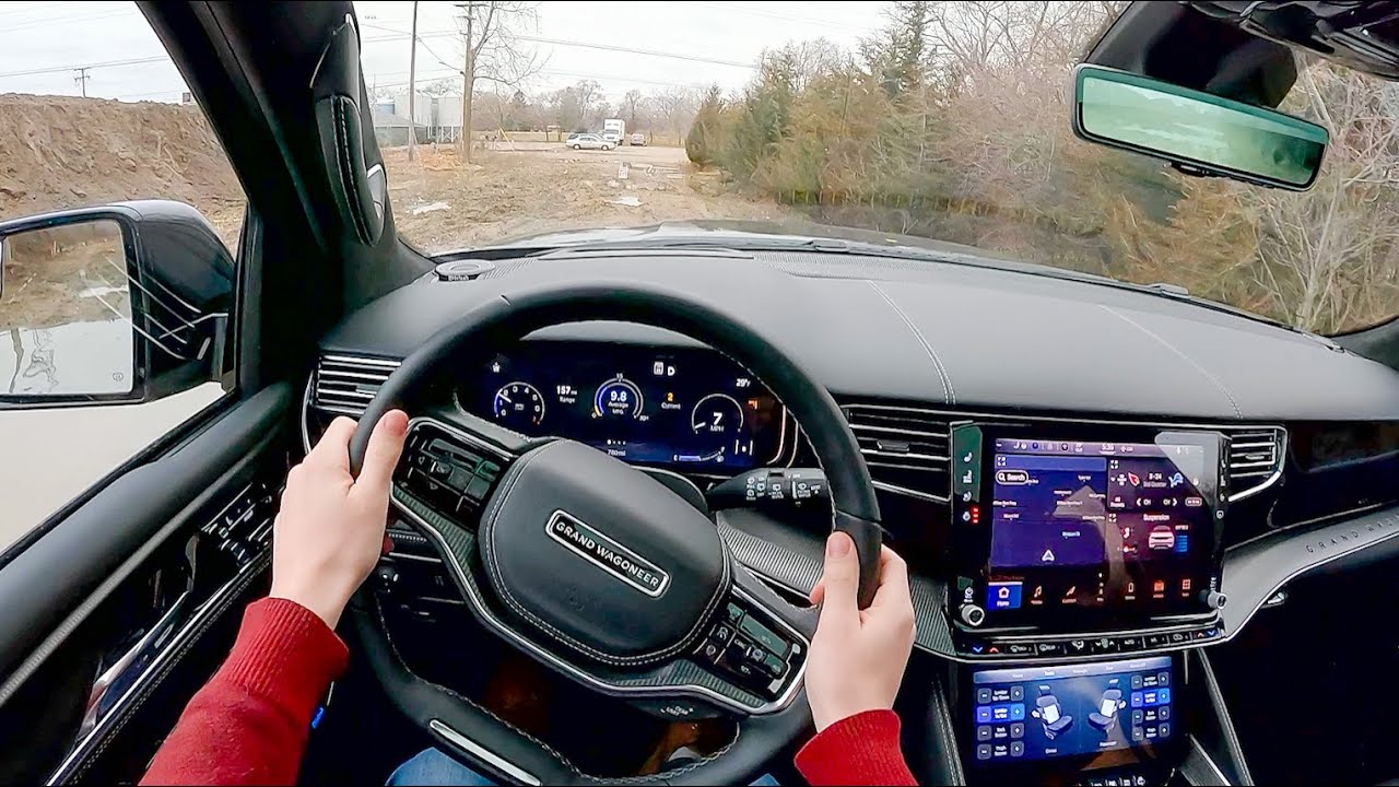 2022 Jeep Grand Wagoneer Obsidian - POV Test Drive ...