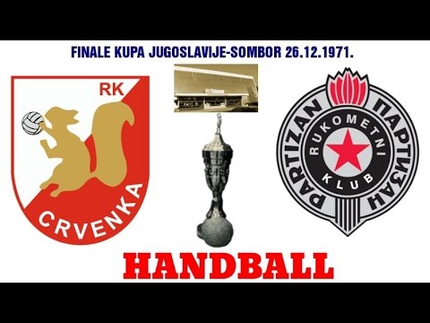 HANDBALL FINALE KUPA JUGOSLAVIJE RK CRVENKA - RK PARTIZAN  RUKOMET DRAGAN STANIĆ ČEH  MARTINČEVIC