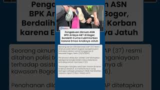Pengakuan Oknum ASN BPK Aniaya ART di Bogor, Berdalih Cuma Cubit Korban karena Kesal Anaknya Jatuh
