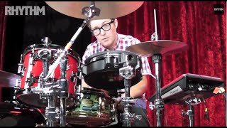 Ryan Jenkinson of Reverend & The Makers' Sonor, Meinl and Roland kit tour