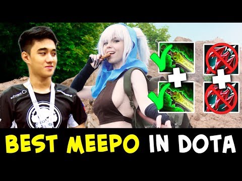 Best Meepo in Dota — Abed max agility double Ethereal Blade build