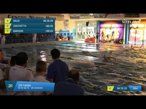 Serie 1 dei 200 Farfalla  Assoluti Maschi Agonisti - Meeting di Halloween 10Trofeo citta' di Rosa'