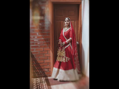 #shorts  #northindianwedding#punjabi#punjabiwedding #bridemakeup #bridelehenga  | Kuljeet & Mathan |