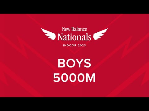 Boys 5000m - New Balance Nationals Indoor 2023