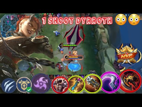 Dyrroth Top Global 1 Shoot Built 🤭 #mlbbcreatorcamp #mobilelegends #mlbb #dyrroth #dyrrothgameplay