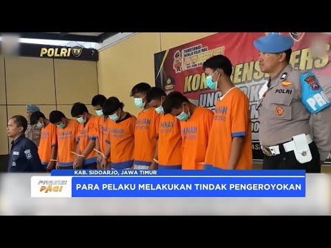 POLRESTA SIDOARJO UNGKAP KASUS TINDAK PIDANA PENGEROYOKAN