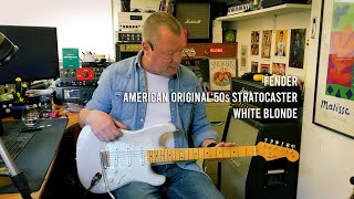 Video thumbnail for 2021 Fender American Original '50s Stratocaster | MI Amps Iron Duke by Brett Kingman