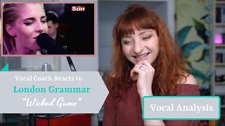 Vocal Coach Reacts to London Grammar play &quot;Wicked Game&quot; (Chris Isaac cover) - Analysis