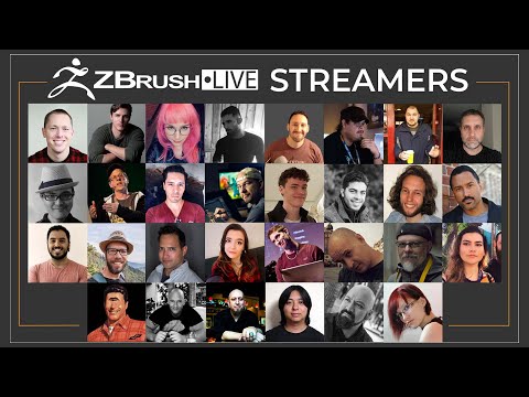 Featuring The ZBrushLIVE 2022 Stream Team!