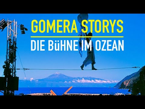 Spektakuläre Bühne im Atlantik auf einer ehemaligen Bananen-Verladestation