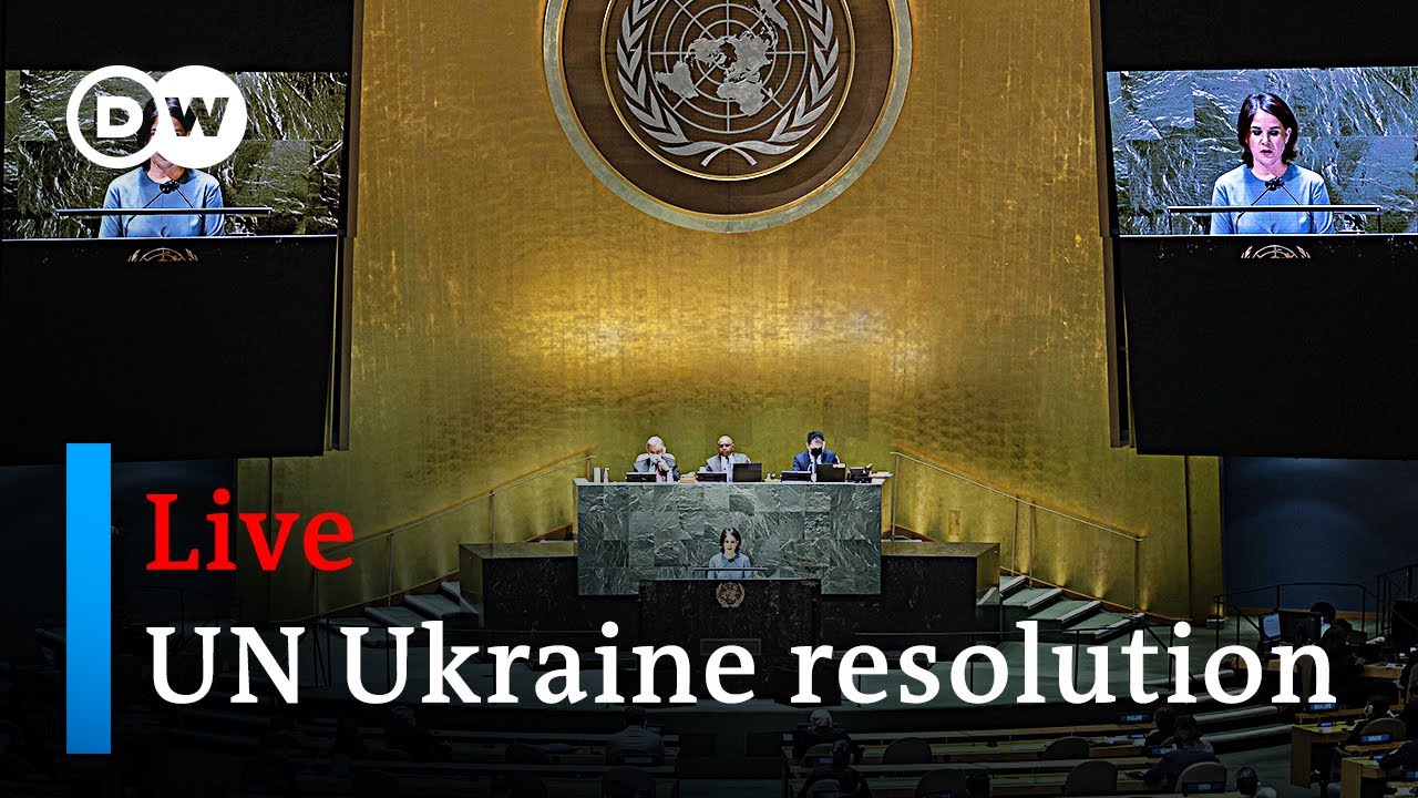 Watch live: United Nations General Assembly votes on Ukraine resolution | DW News