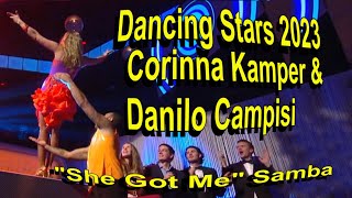 Dancing Stars 2023 meets Eurovision Corinna Kamper &amp; Danilo Campisi Samba „She Got Me“