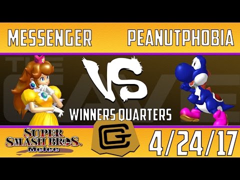 TCG Melee Weekly - Messenger (Peach) vs. Peanutphobia (Yoshi) - Winners Quarters SSBM 4/24/17