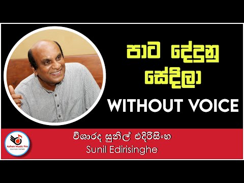 Pata Dedunu Sedila Karaoke Without Voice | Sunil Edirisinghe | Ashen Music Pro