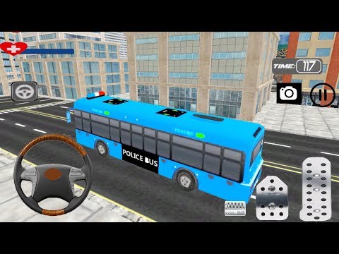 Modern Police Bus Prisoner Transport Simulator Game || Bus Games 3D || Police Offroad Transport Bus