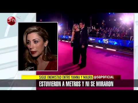 Maura y Yamna siguen enemistadas estuvieron a metros y ni se miraron - SQP
