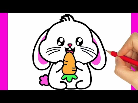 COMMENT DESSINER UN LAPIN DE PÂQUES