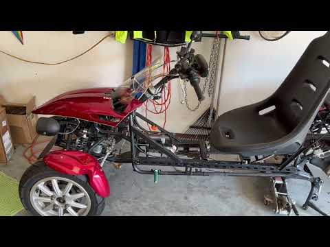 Reverse tilting trike