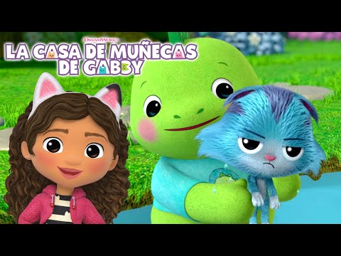 Los gatos de Gabby crean un dinosaurio | LA CASA DE MUÑECAS DE GABBY | Netflix