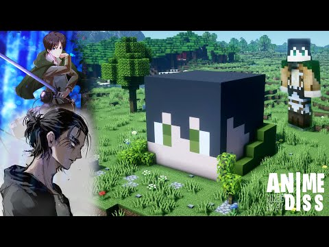 Minecraft : Eren yeager head house | Easy Anime House Tutorial #9
