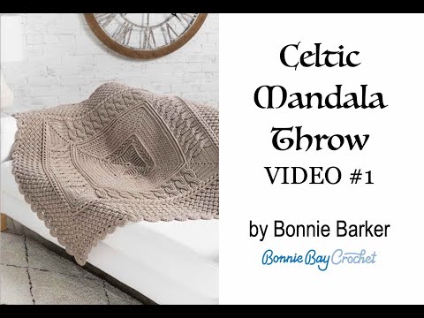 Celtic Mandala Throw, Video #1
