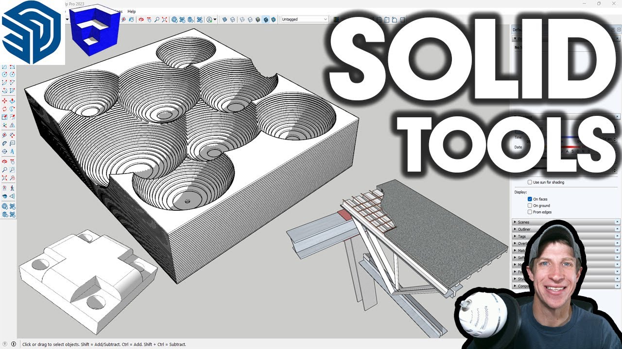 The Ultimate Guide to SOLID MODELING in SketchUp! (Solid Tools Tutorial)