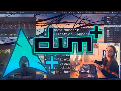 my full tiling wm setup: bar, editor, utilities, scripts, colors