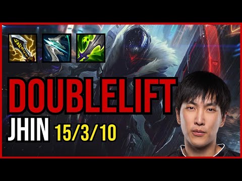 DOUBLELIFT - JHIN vs. EZREAL ADC | NA GRANDMASTER | PATCH 10.25