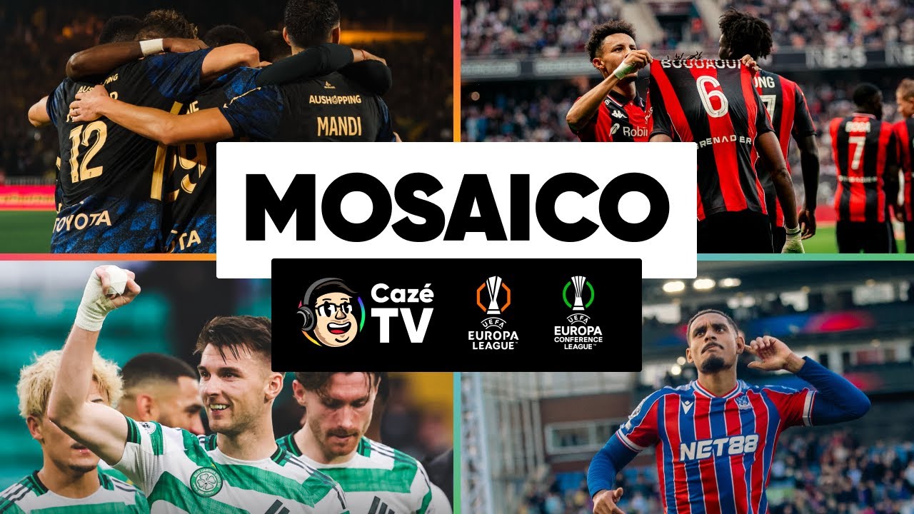 AO VIVO: LYON, BOLOGNA, ASTON VILLA, BRAGA E MUITO MAIS | MOSAICO CAZÉTV