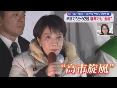 YouTube Video 自民〝歴史的大勝〟…静岡県8小選挙区を独占　初当選の3区・山本氏「あの数字は謙虚に受け止める