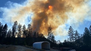 California Wildfire: Rices Fire in Nevada County -