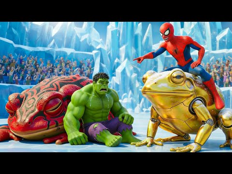 🐸🕷️ SPIDERMAN Wins The Magic Frog Racing Championship – Epic Racing Challenge