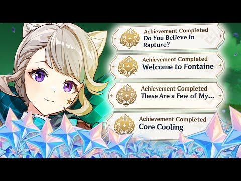 All 4.0 Fontaine Hidden Achievement - Genshin Impact 4.0